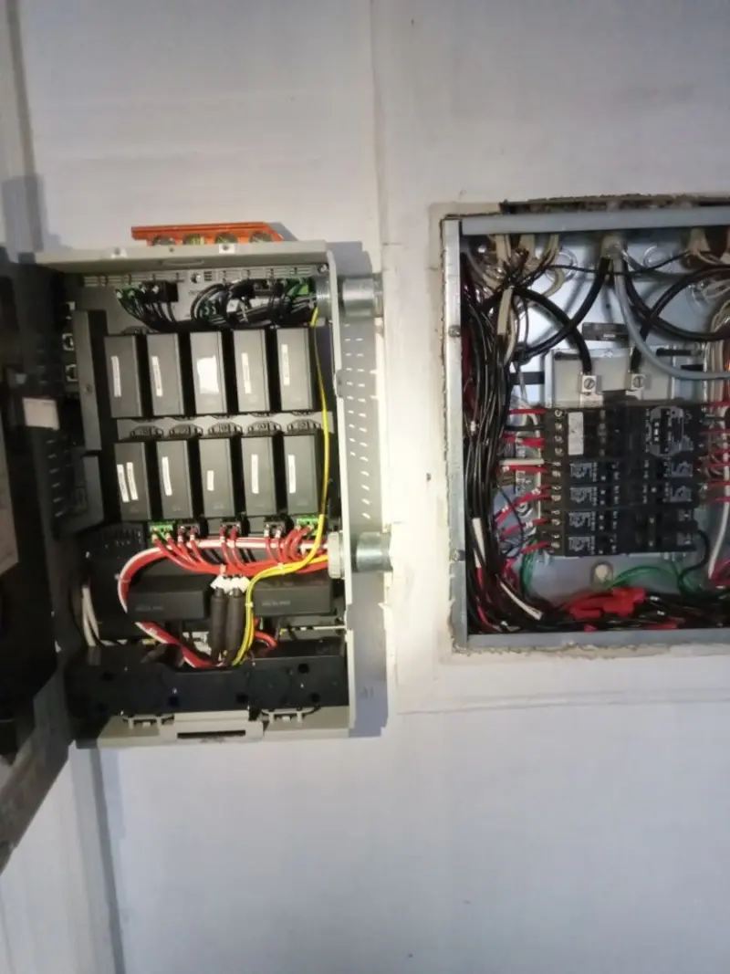 Electrical panel upgrade completed for Security Camera Wiring in Bozeman